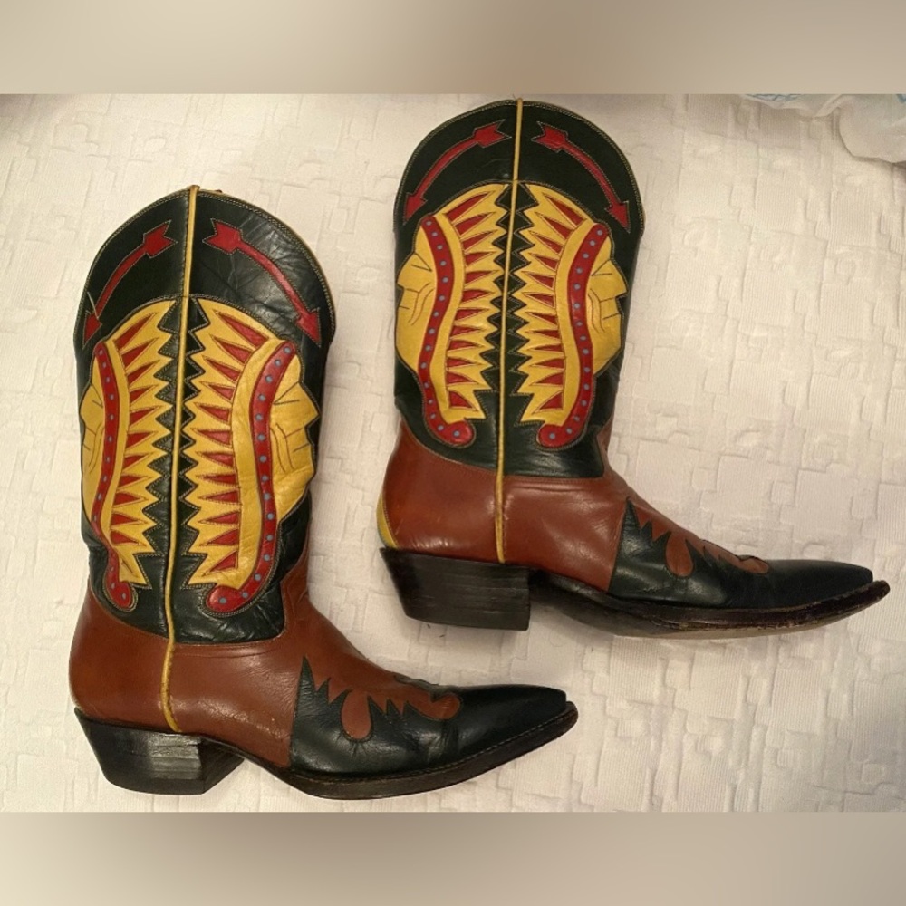 Rocketbuster Ladies Cowboy Boots. Sz 8-8.5
